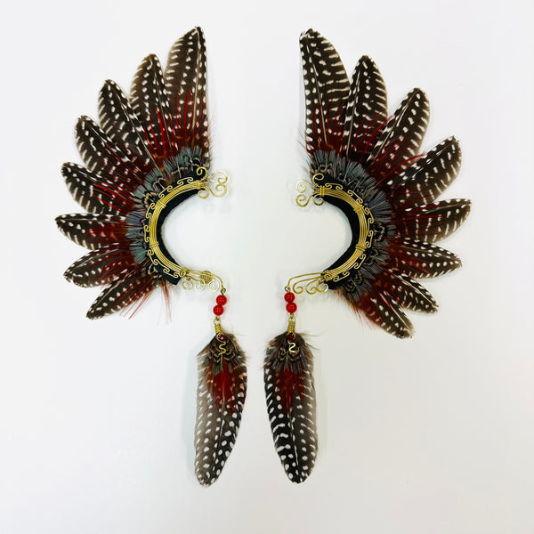 Feather wing cuff Earrings 1046