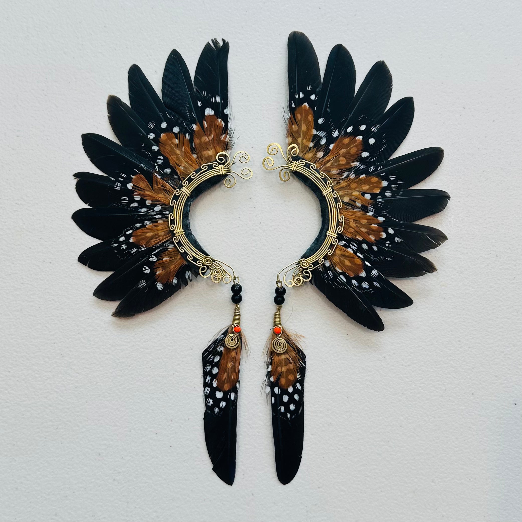 Feather wing cuff Earrings 946