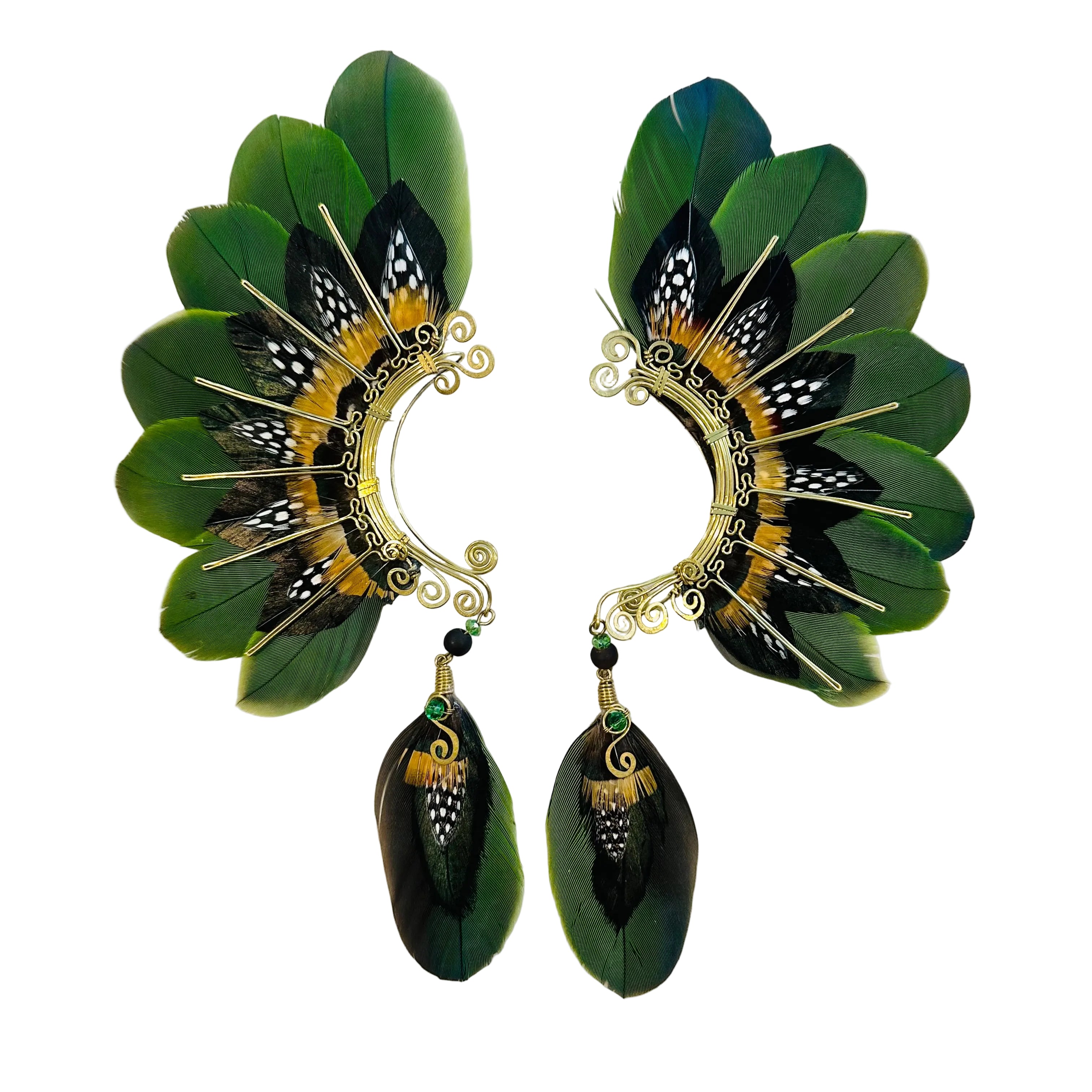 Feather wing cuff Earrings 1262