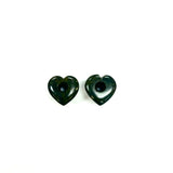 Earrings Jade plugs 12 mm