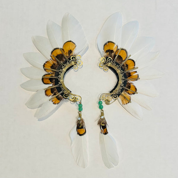 Feather wing cuff Earrings 1003