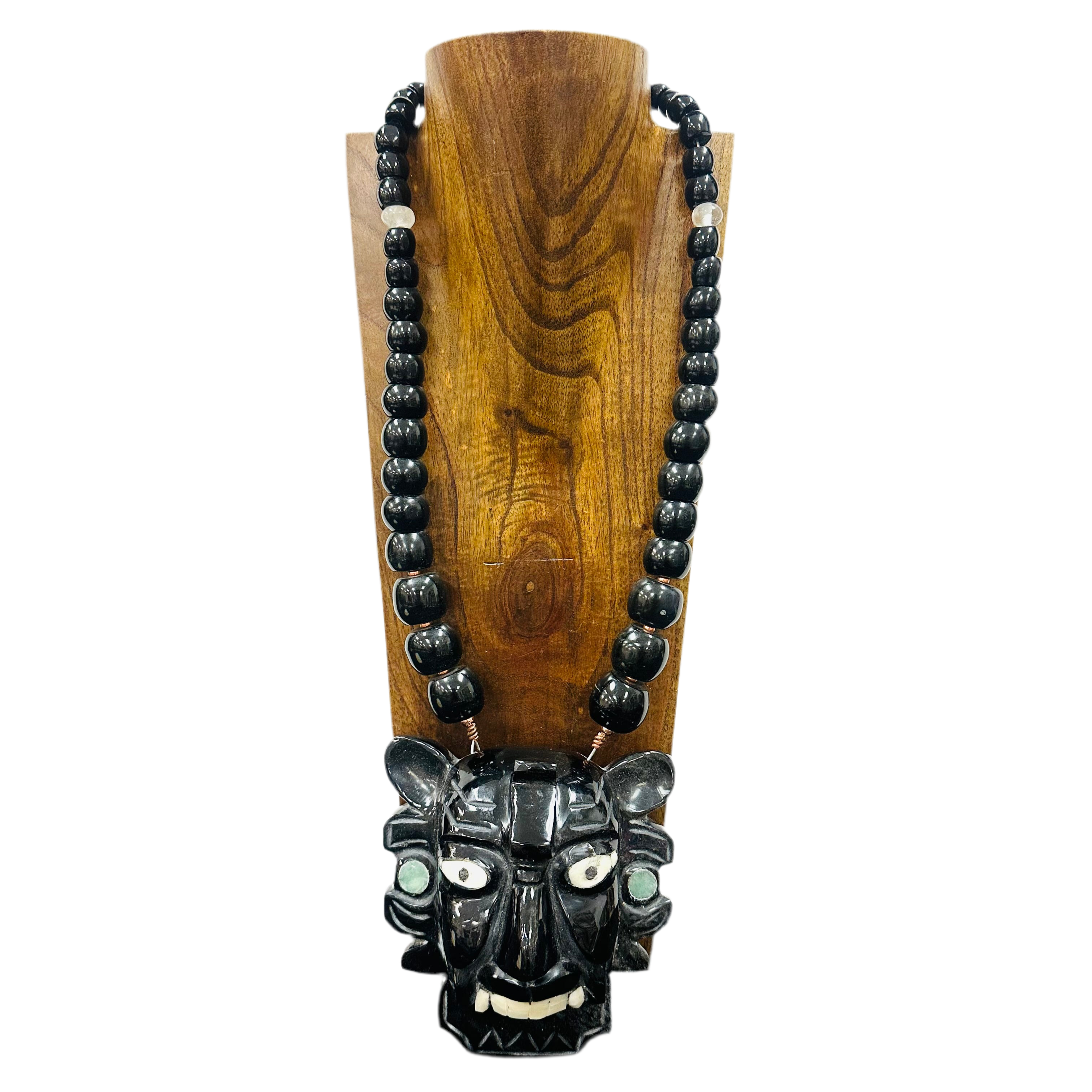 Necklace - Obsidian Mask