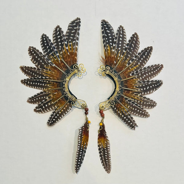 Feather wing cuff Earrings 997