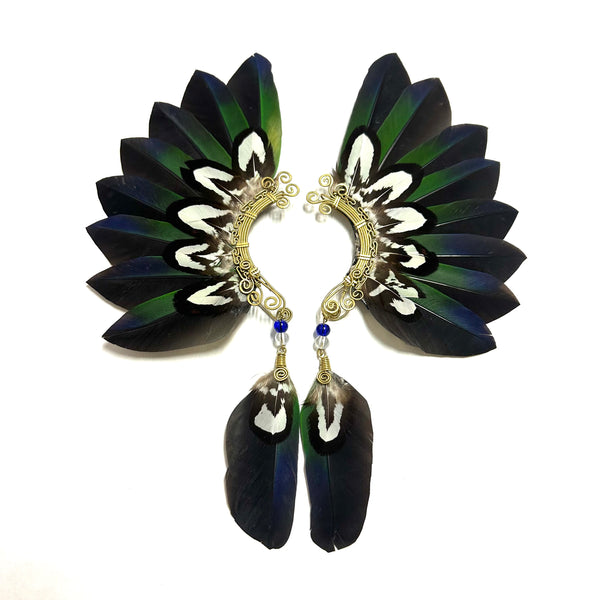 Feather wing cuff Earrings 1105