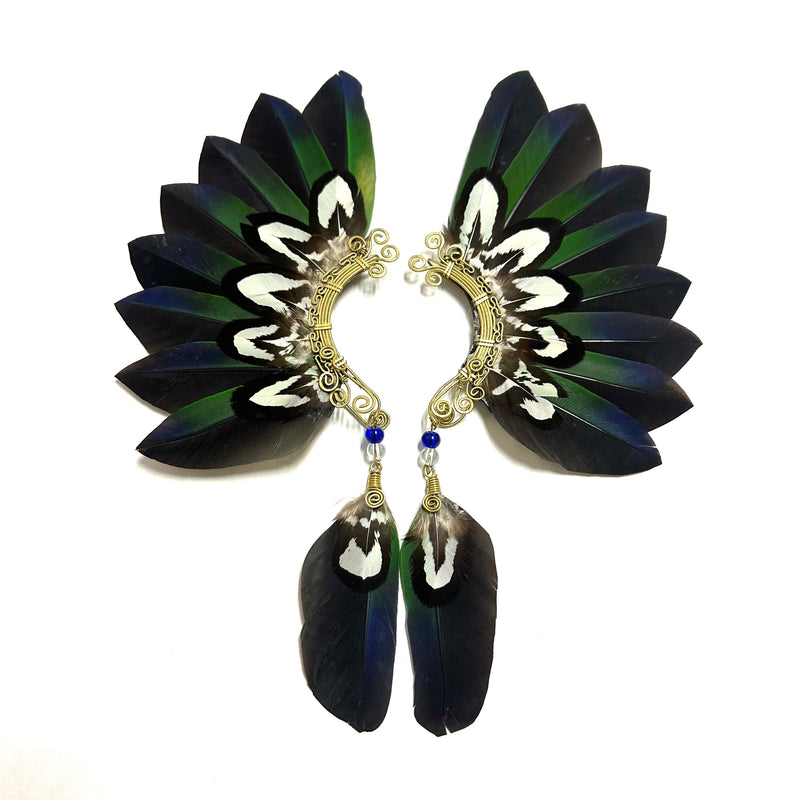 Feather wing cuff Earrings 1105