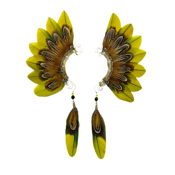 Feather wing cuff Earrings 1131