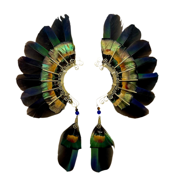 Feather wing cuff Earrings 1126