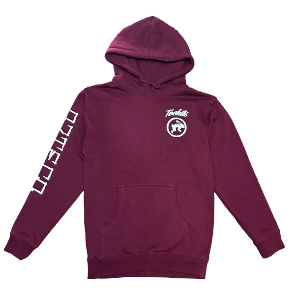 Hoodie - Aztec Calendar - Maroon