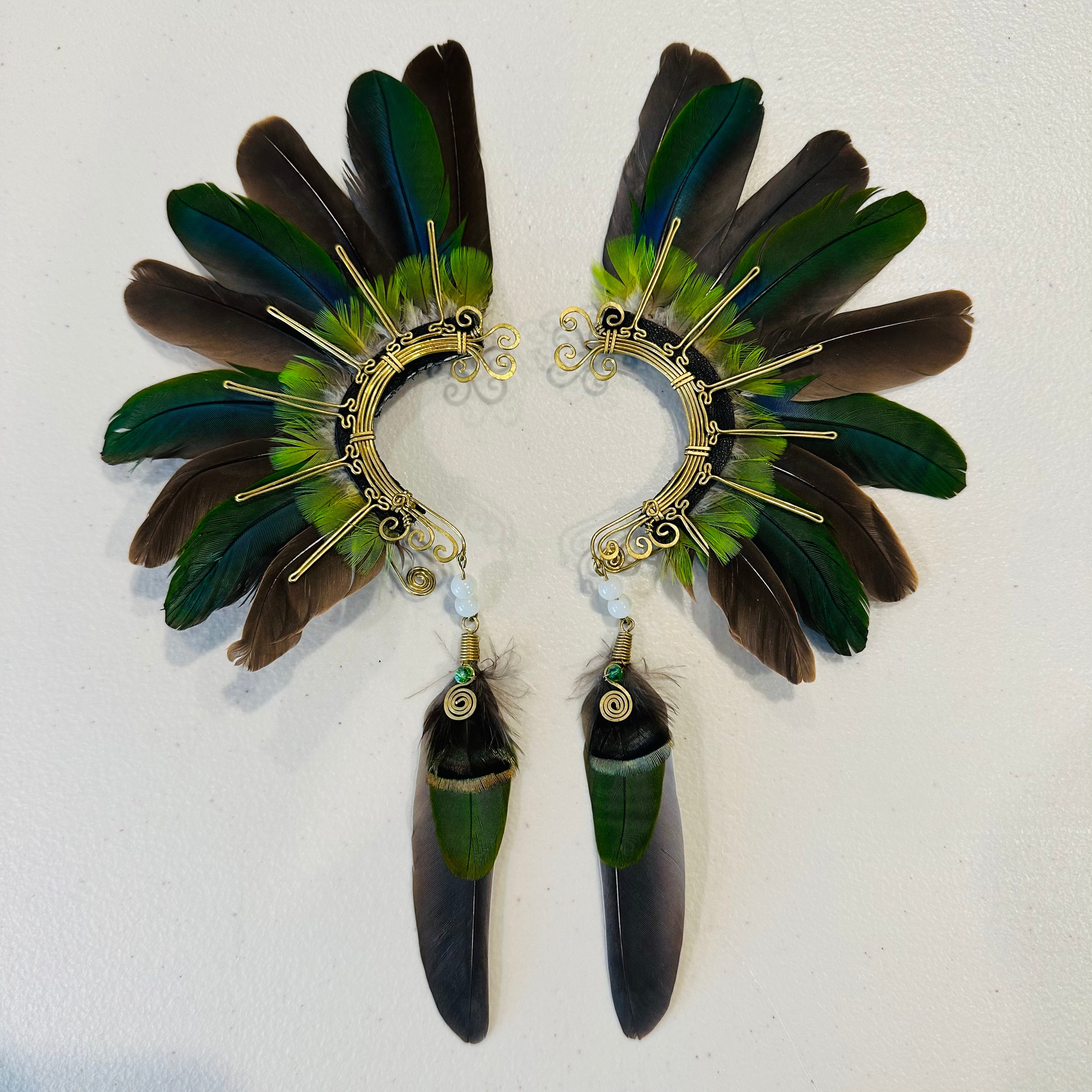 Feather wing cuff Earrings 908