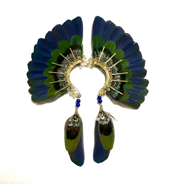 Feather wing cuff Earrings 1094