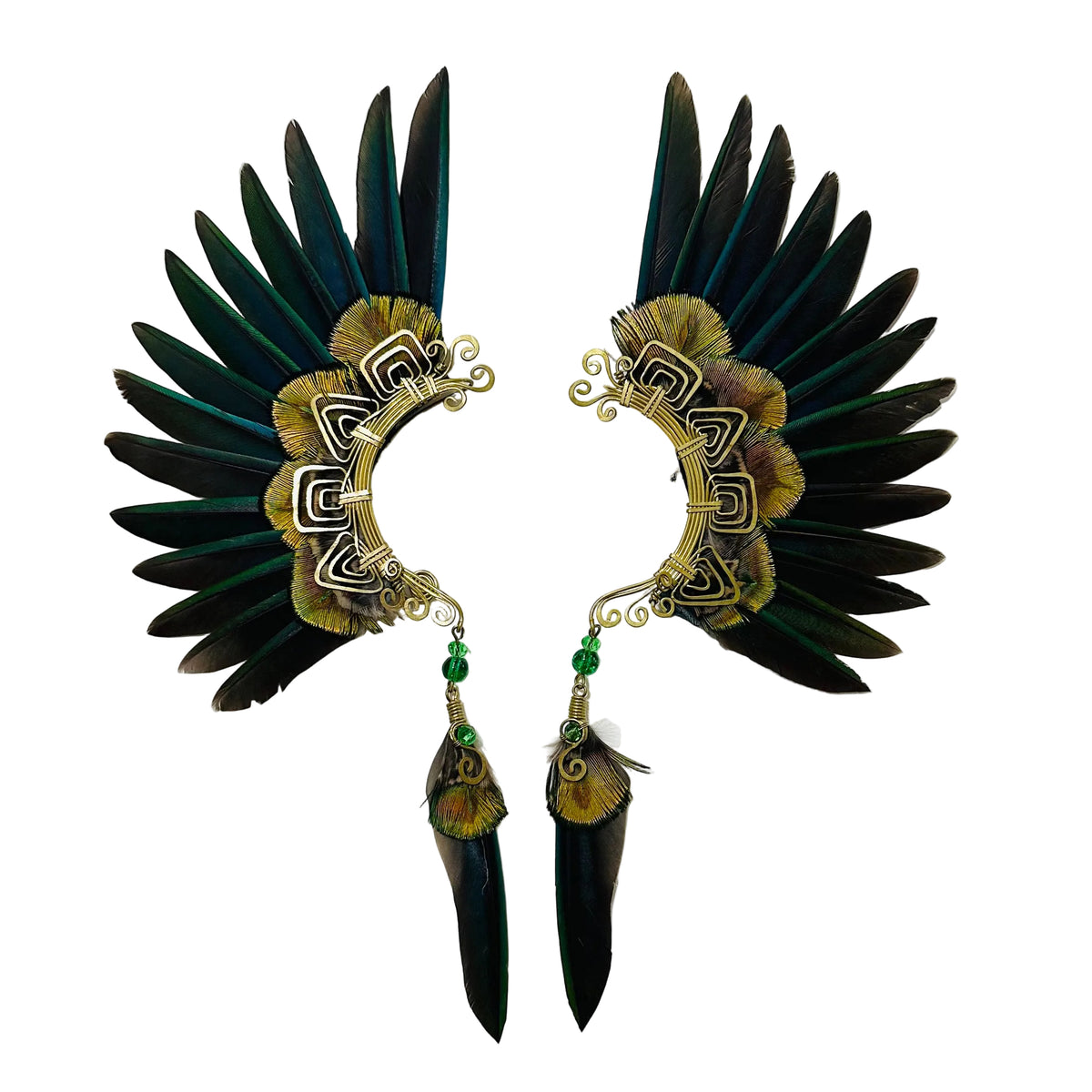 Feather wing cuff Earrings 1306