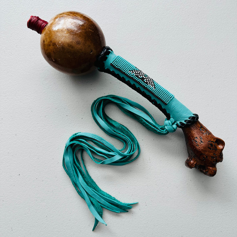 Aztec Dance Rattle 38 – Tochtli Cultural Wear