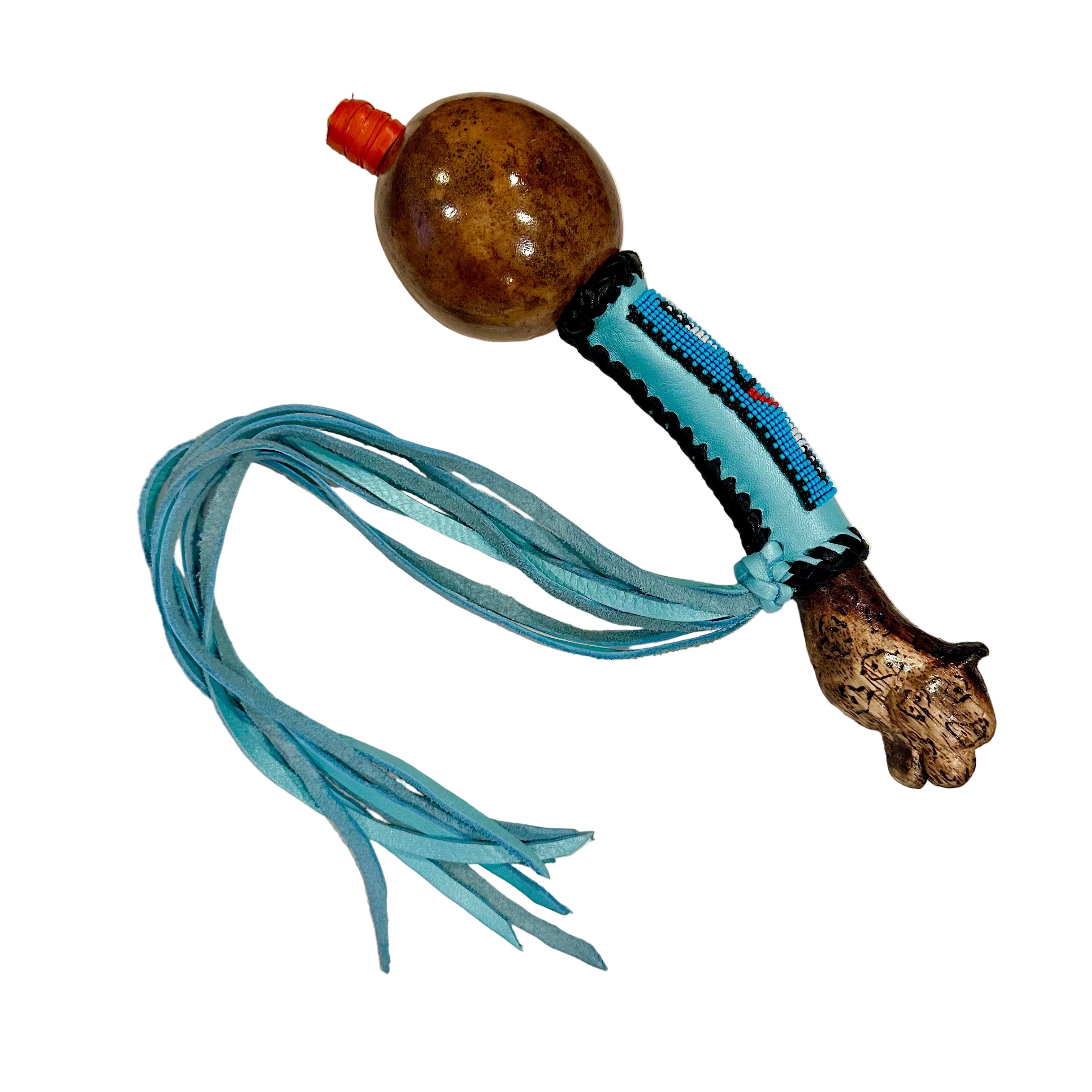 Dance - Gourd Sonaja (Rattle) - Beaded 15