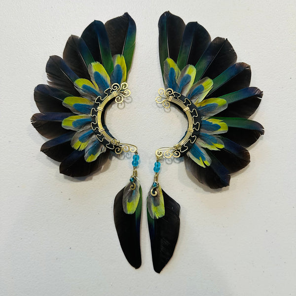 Feather wing cuff Earrings 993