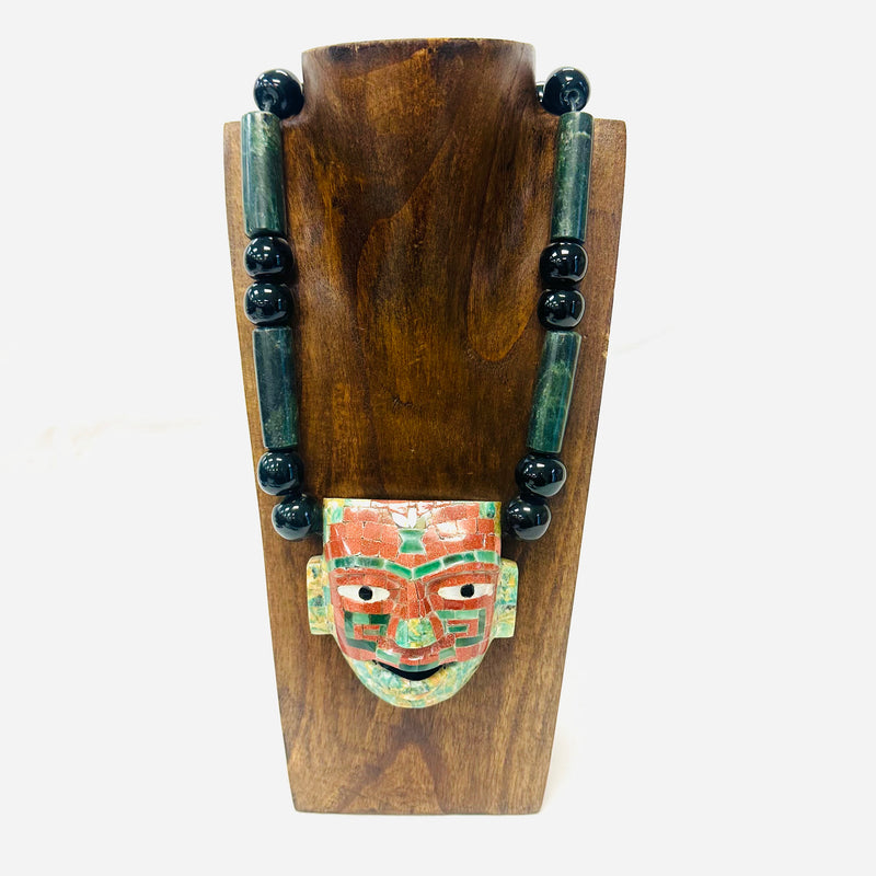 Necklace - Obsidian Mask