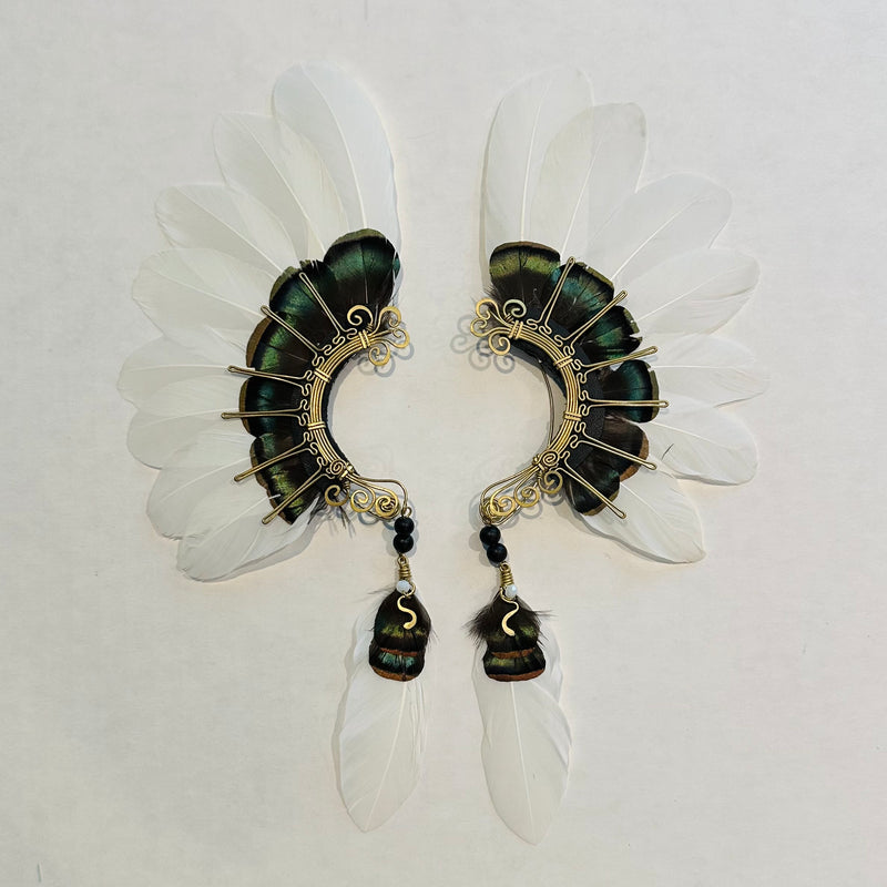 Feather wing cuff Earrings 999