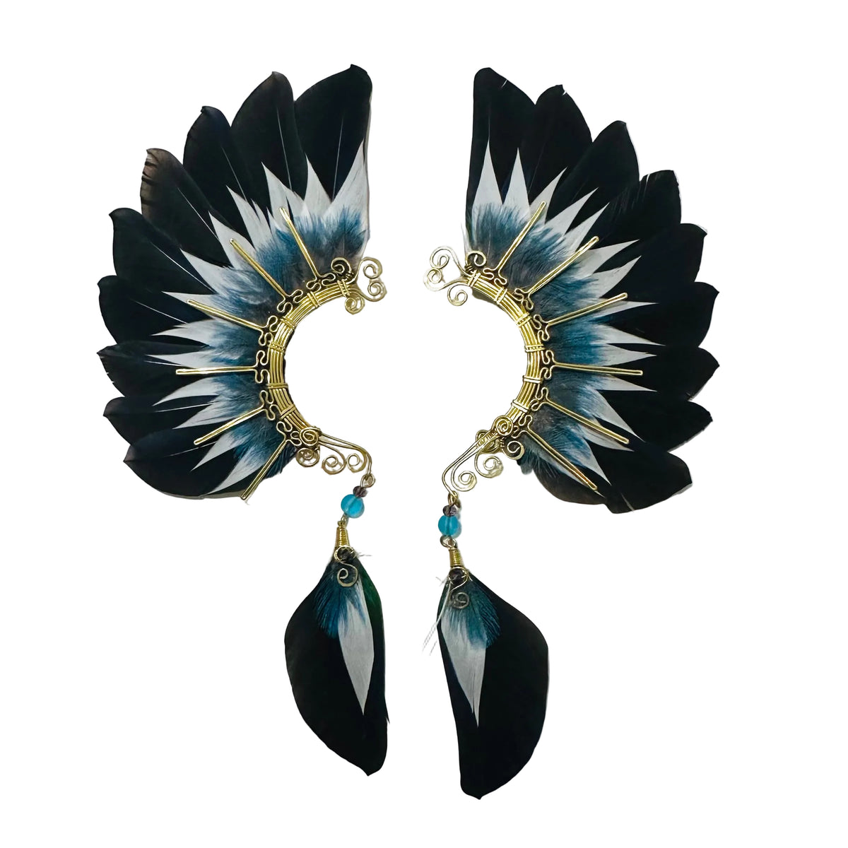 Feather wing cuff Earrings 1293