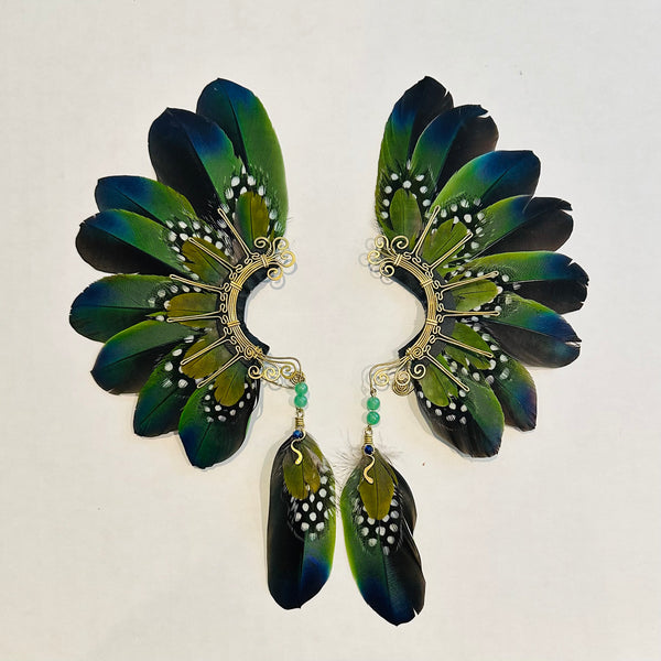 Feather wing cuff Earrings 1011