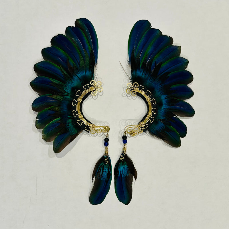 Feather wing cuff Earrings 1023