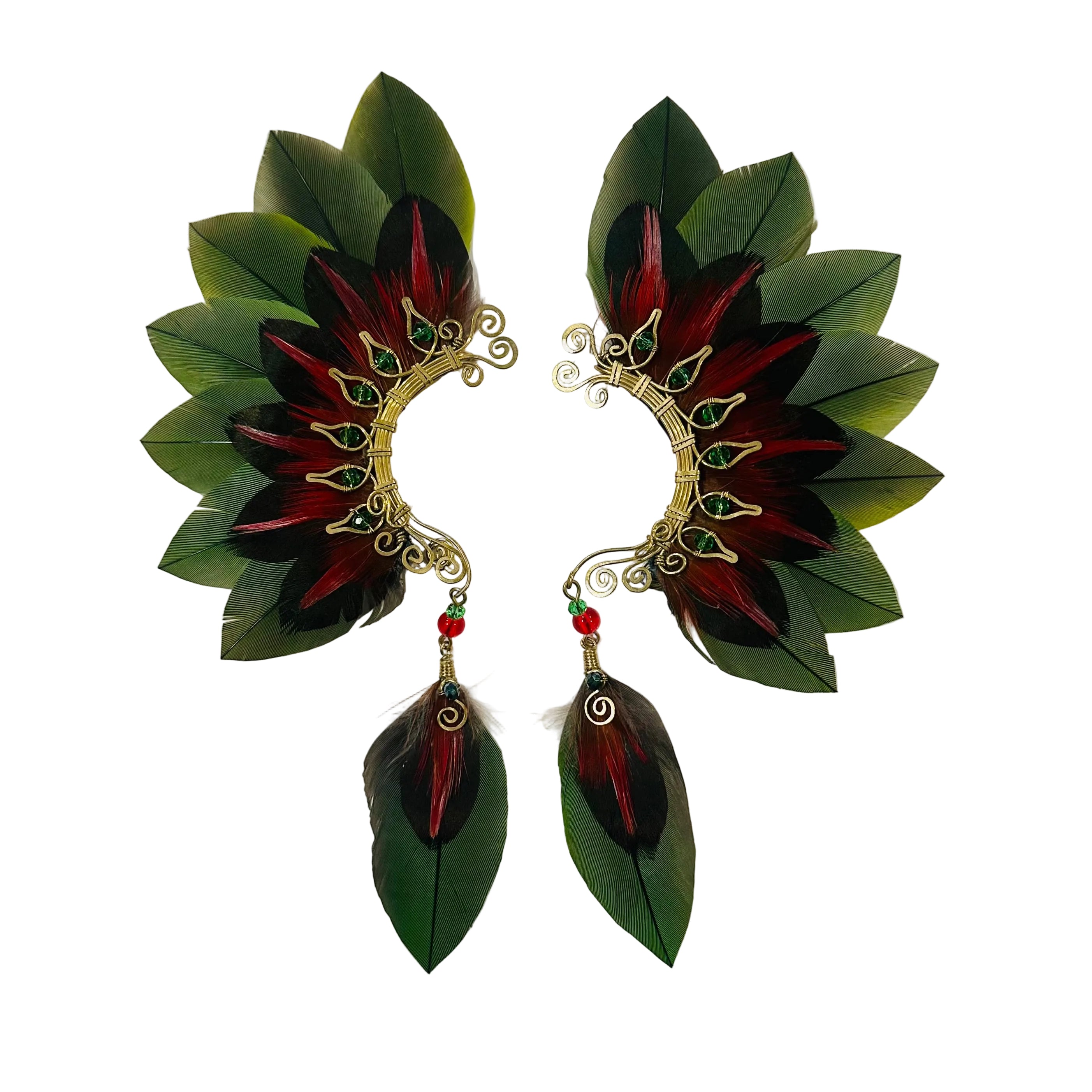 Feather wing cuff Earrings 1213