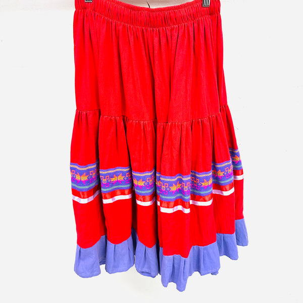 Skirt - Red/Purple