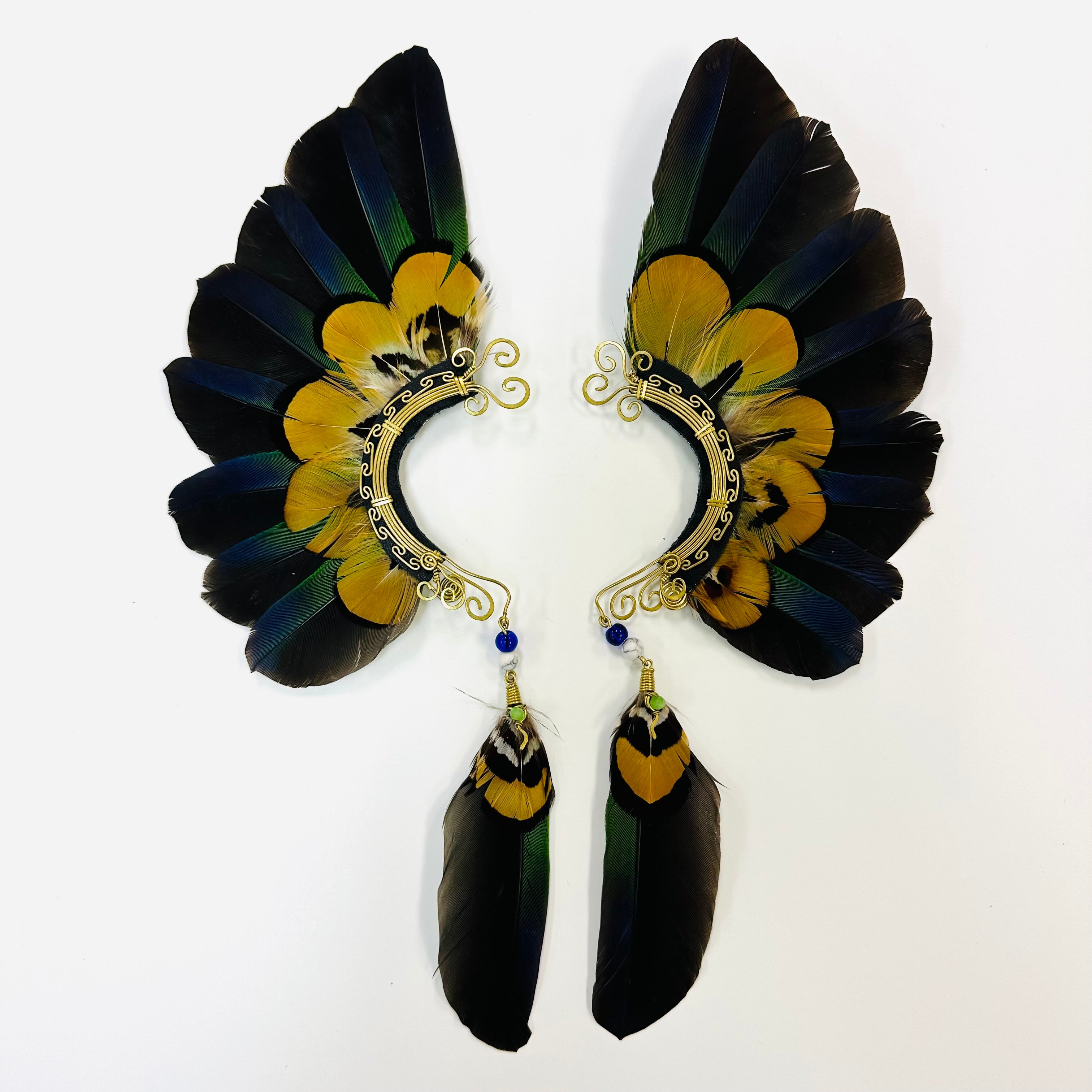Feather wing cuff Earrings 1041