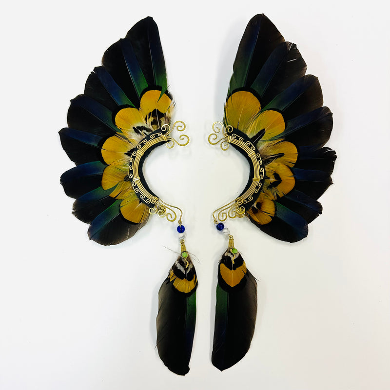 Feather wing cuff Earrings 1041
