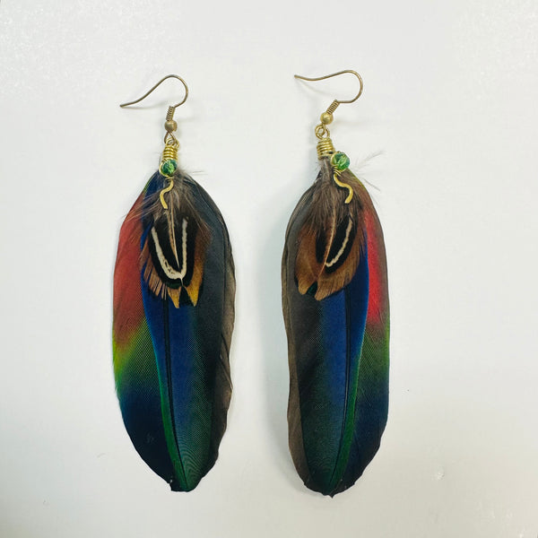 Feather Earrings (Medium) 106