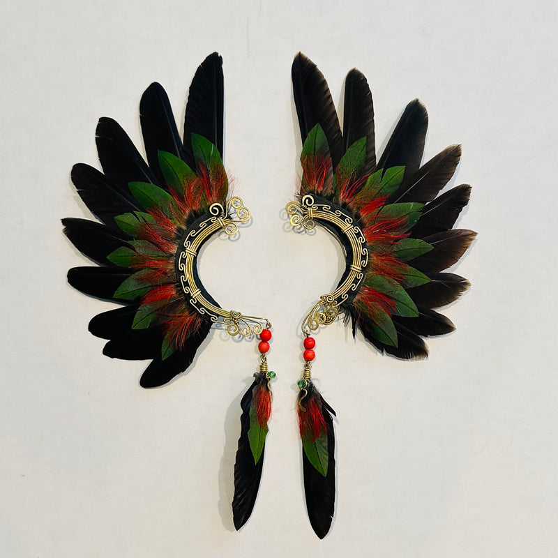 Feather wing cuff Earrings 1001