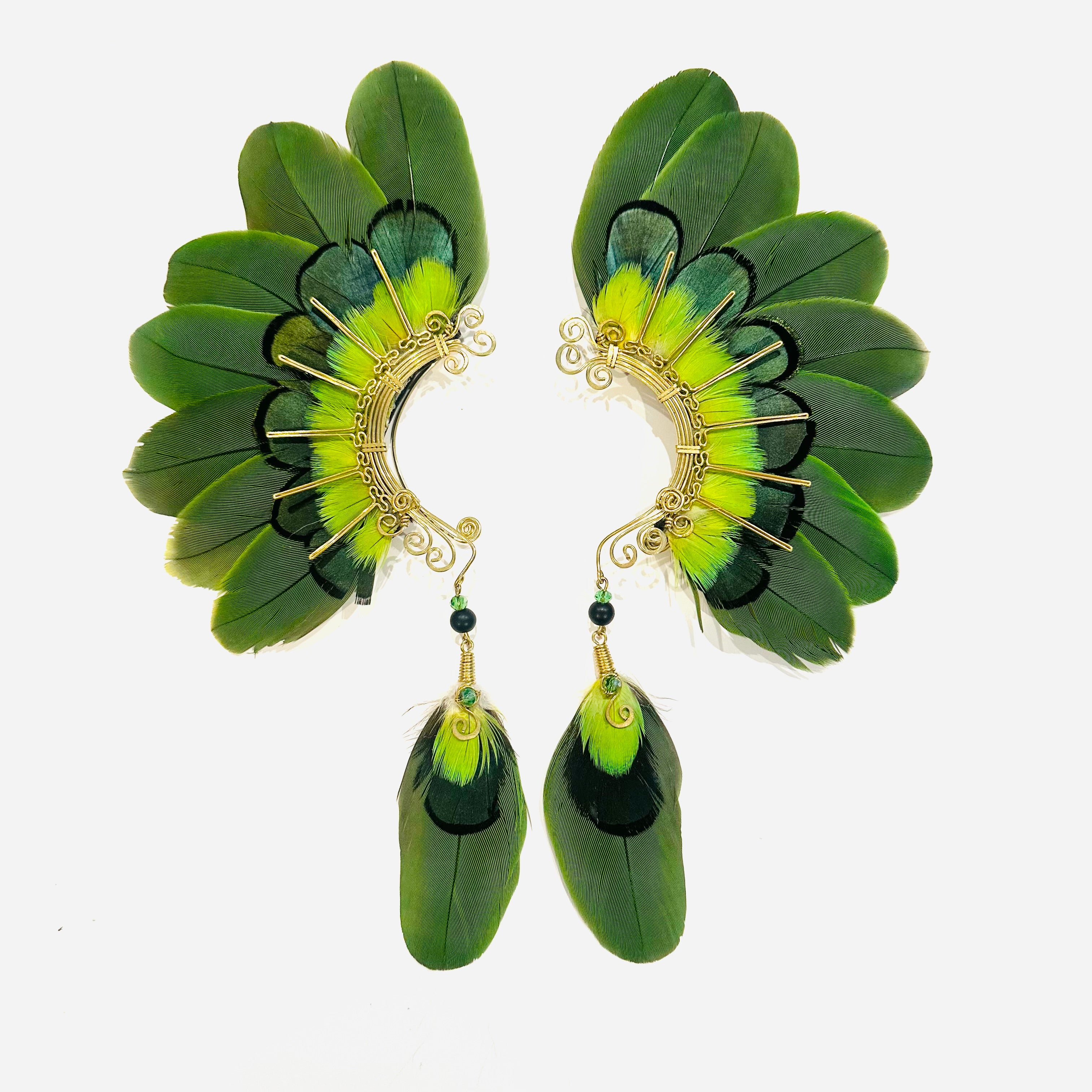 Feather wing cuff Earrings 1143