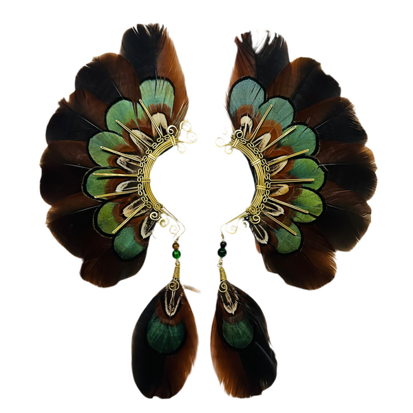 Feather wing cuff Earrings 1122