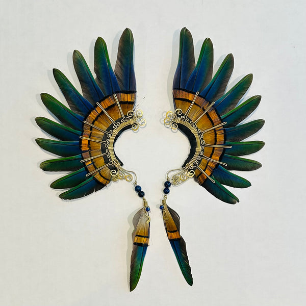 Feather wing cuff Earrings 1005