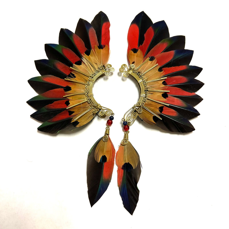 Feather wing cuff Earrings 1101
