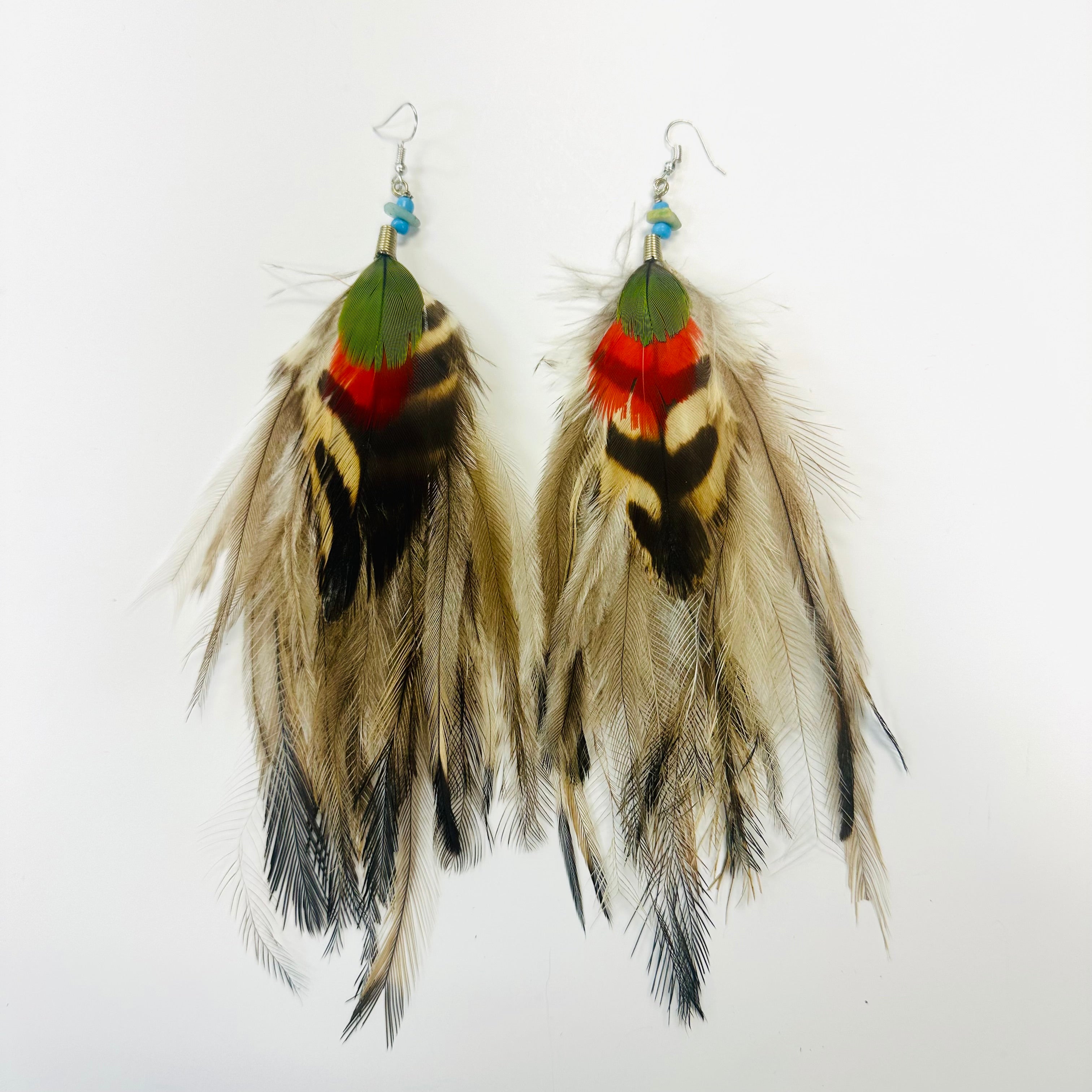 Feather Earrings - Long - 8