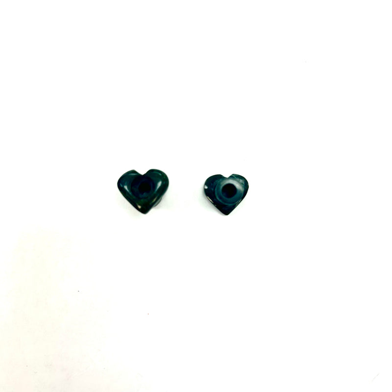 Earrings Jade plugs 10 mm