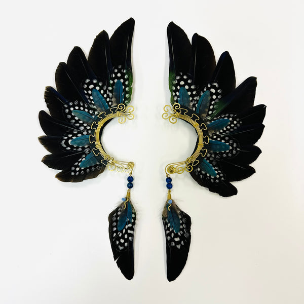 Feather wing cuff Earrings 1044
