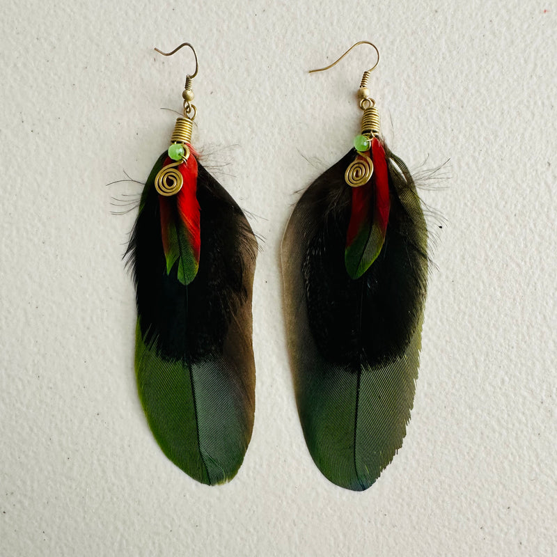 Feather Earrings(Medium) 57