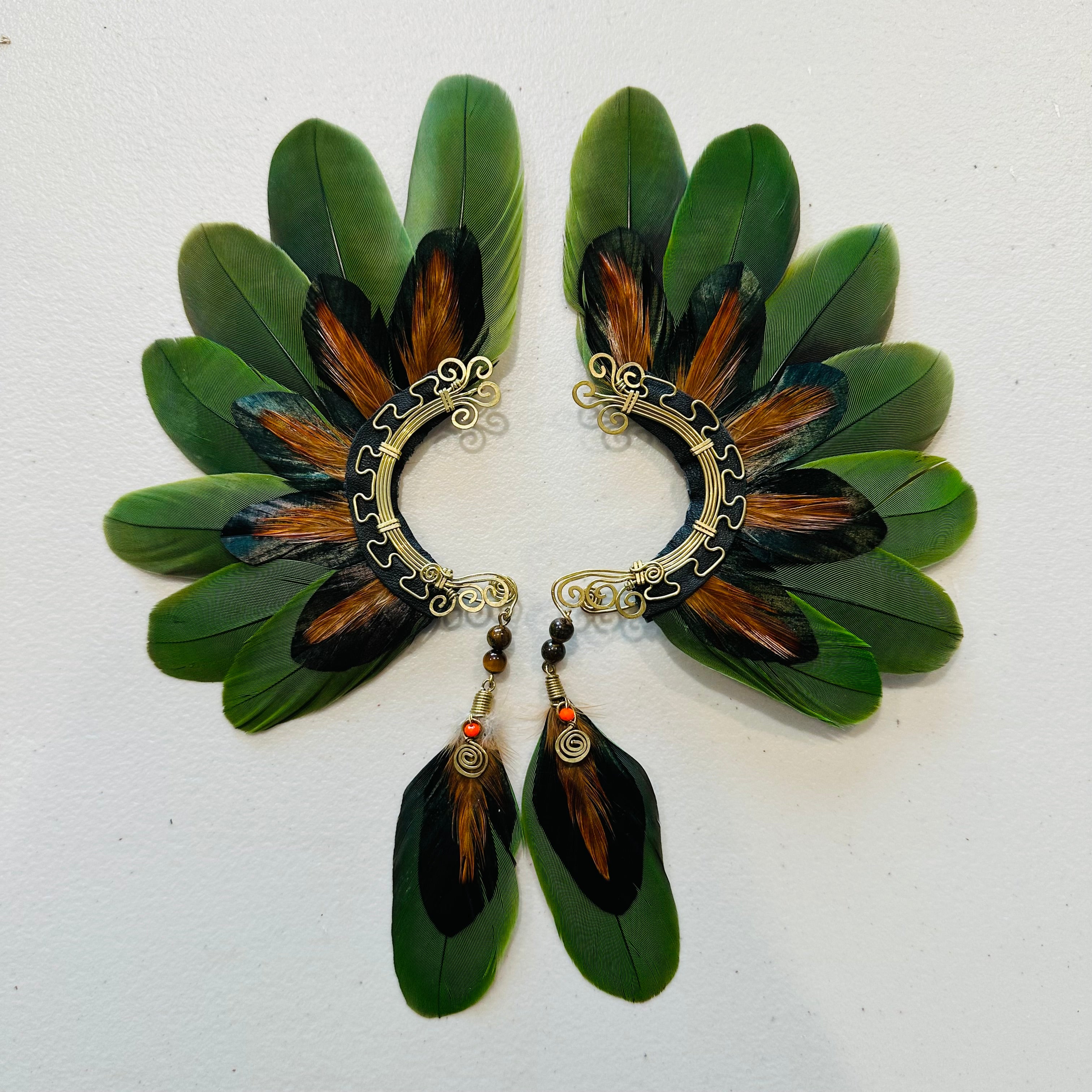 Feather wing cuff Earrings 985