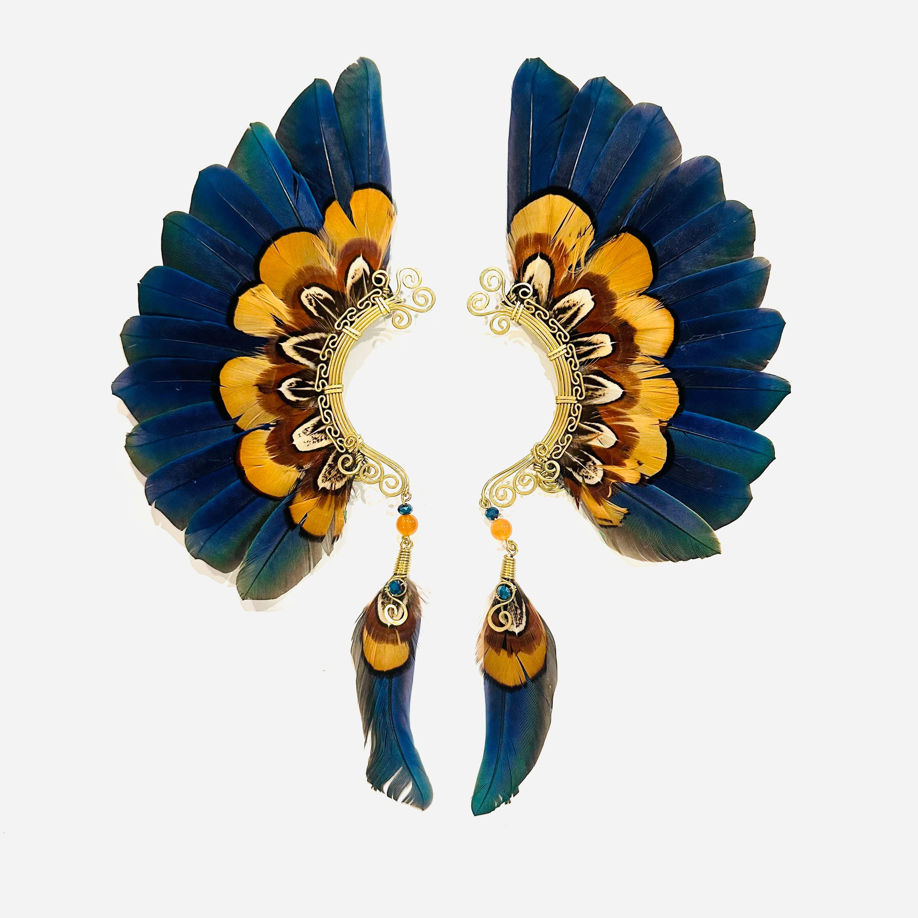 Feather wing cuff Earrings 1145