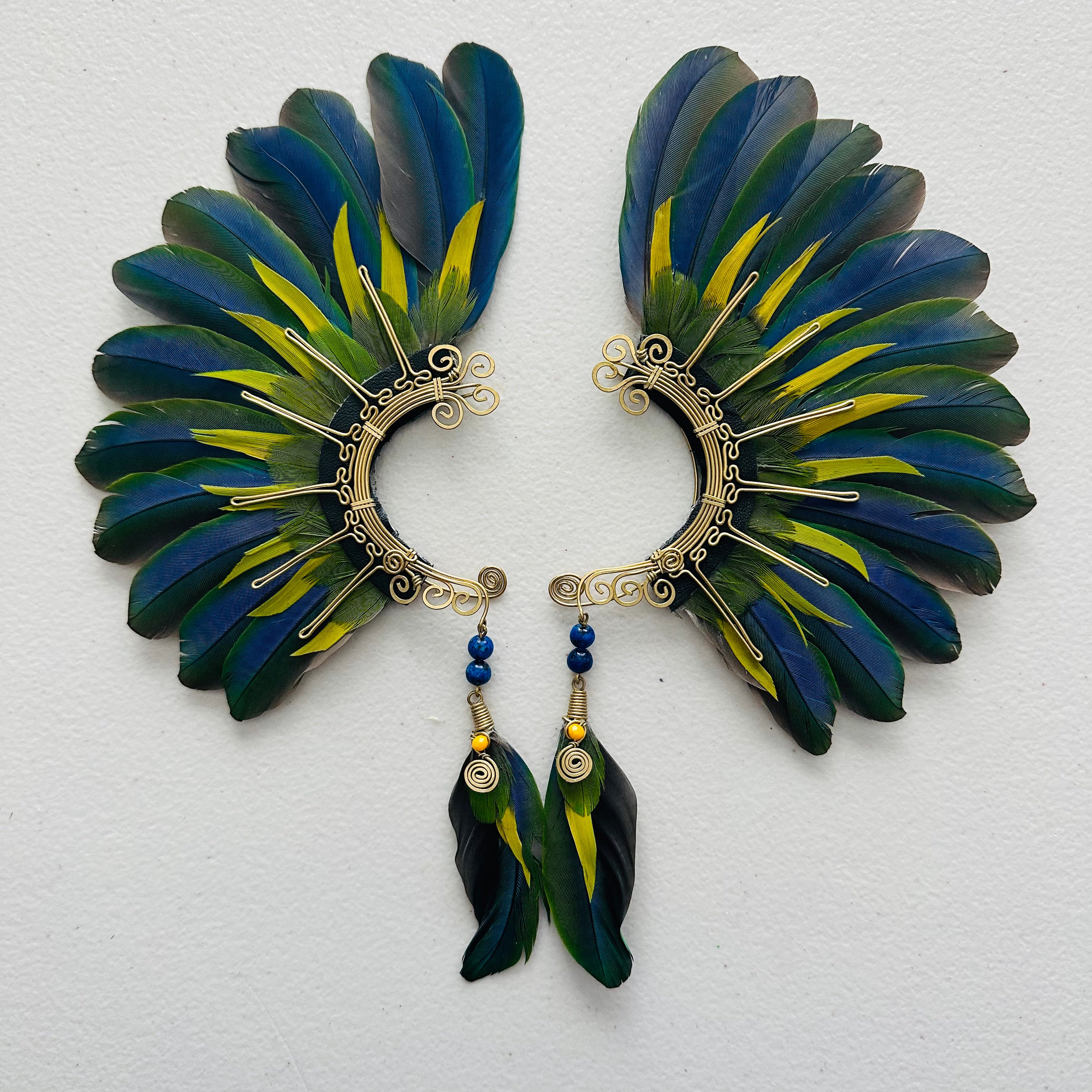 Feather wing cuff Earrings 964