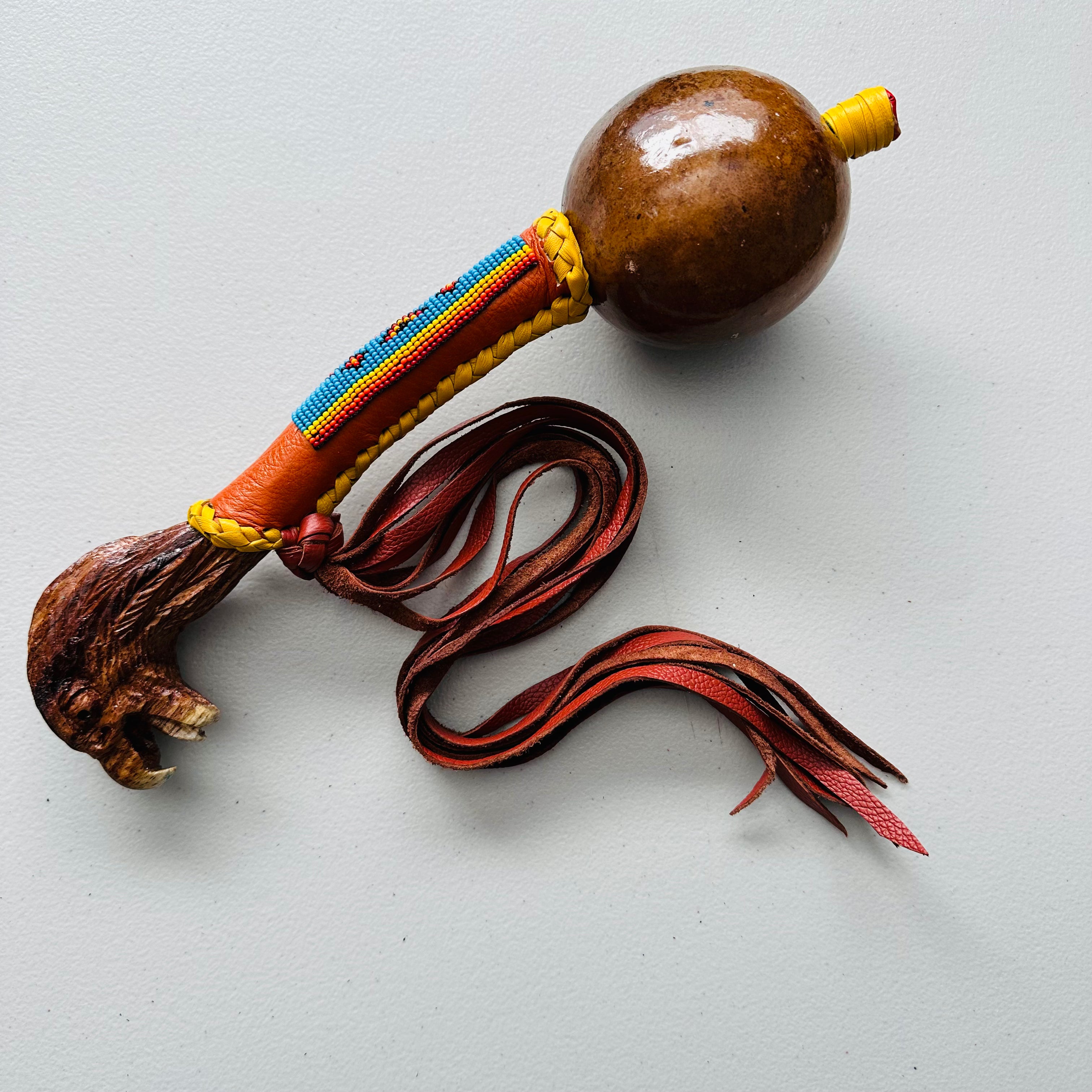 Aztec Dance Rattle 39 – Tochtli Cultural Wear