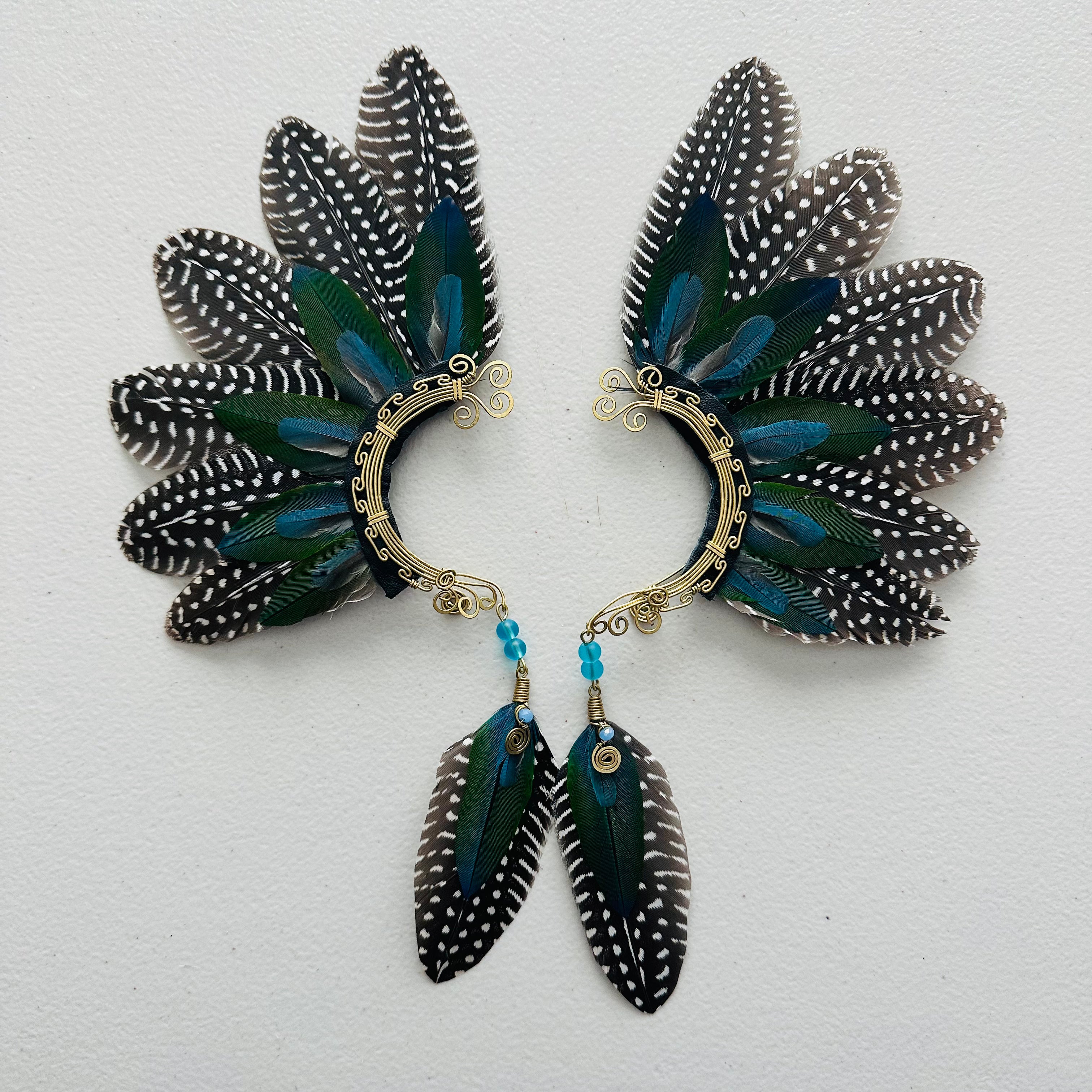 Feather wing cuff Earrings 965