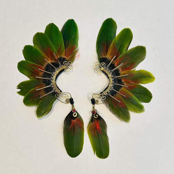 Feather wing cuff Earrings 1004