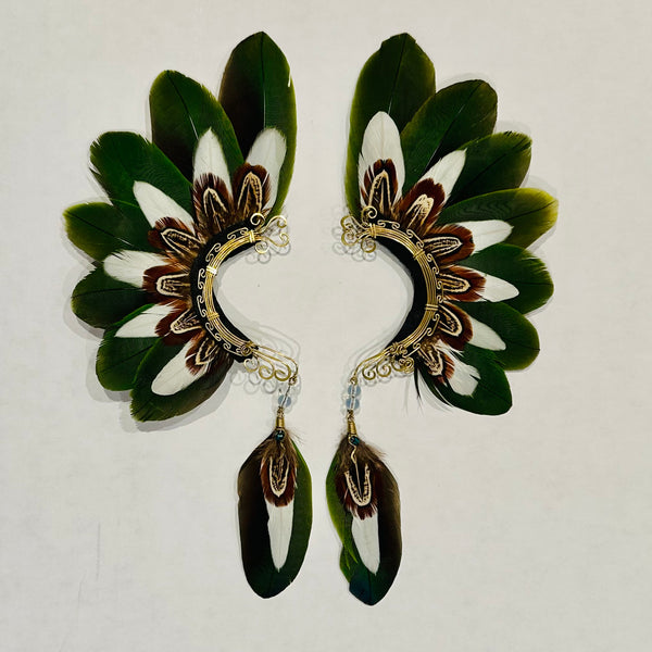 Feather wing cuff Earrings 1030