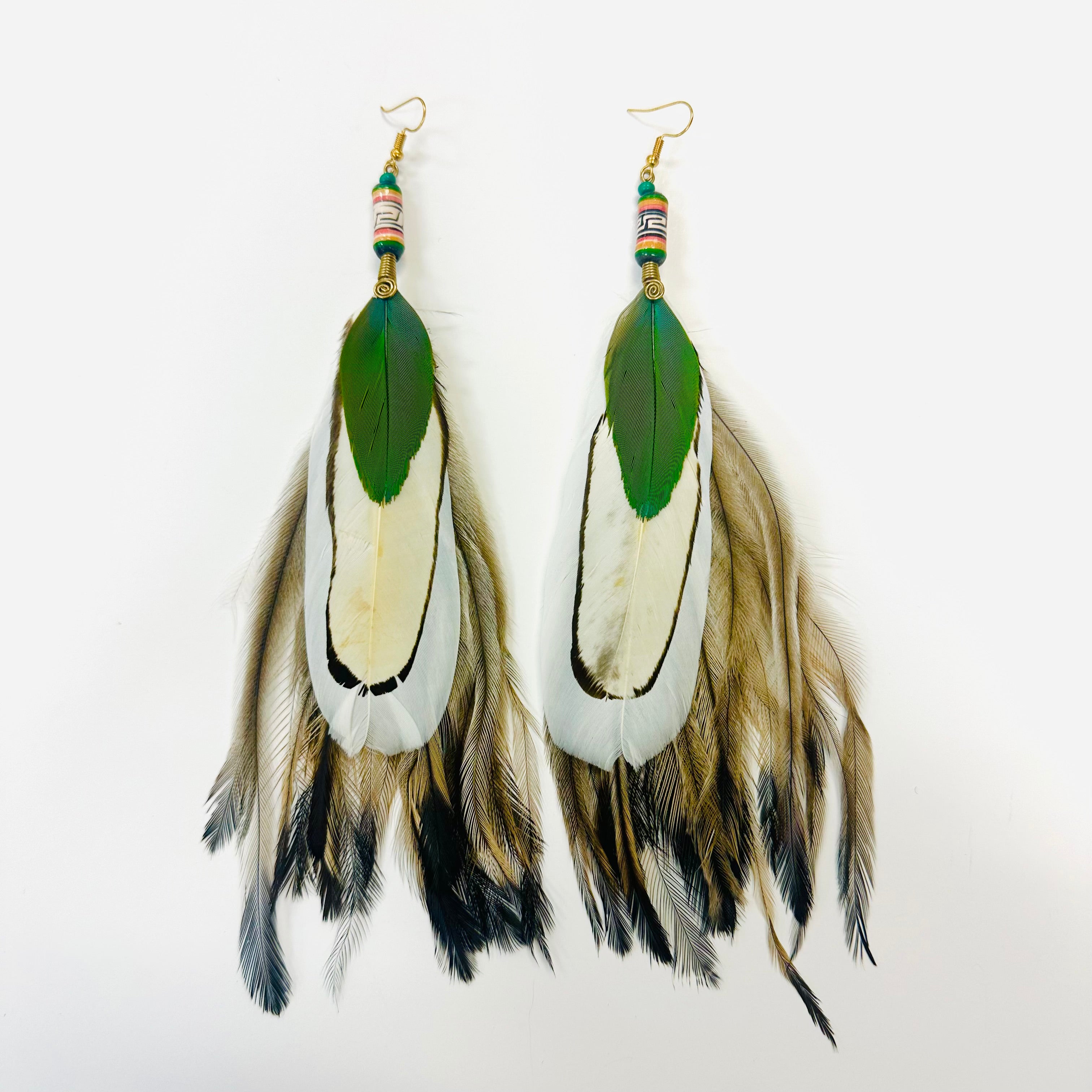 Feather Earrings - Long - 7