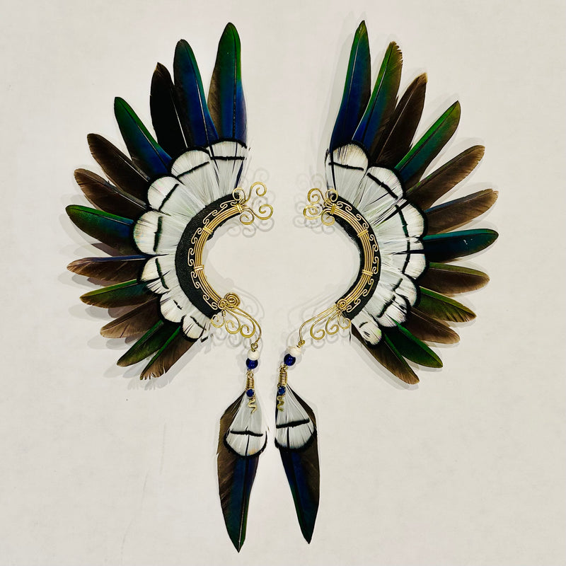 Feather wing cuff Earrings 1020