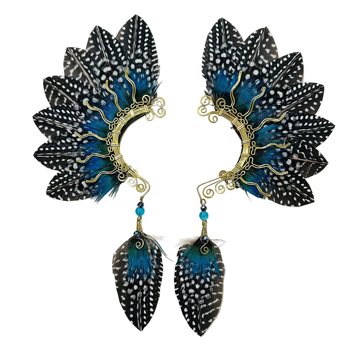Feather wing cuff Earrings 1298