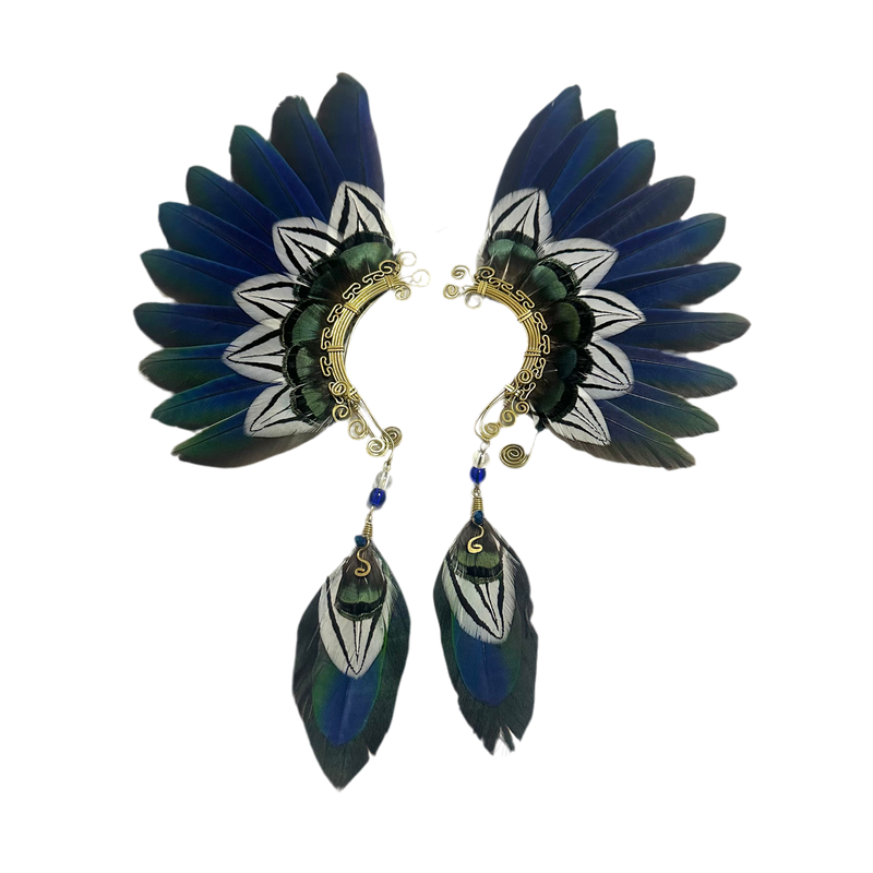 Feather wing cuff Earrings 1088