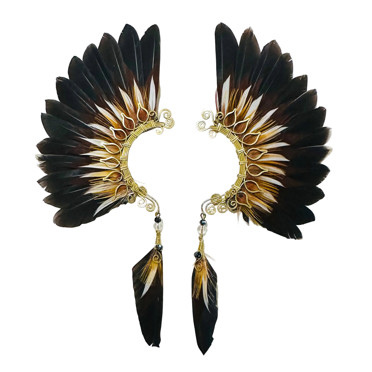 Feather wing cuff Earrings 1297