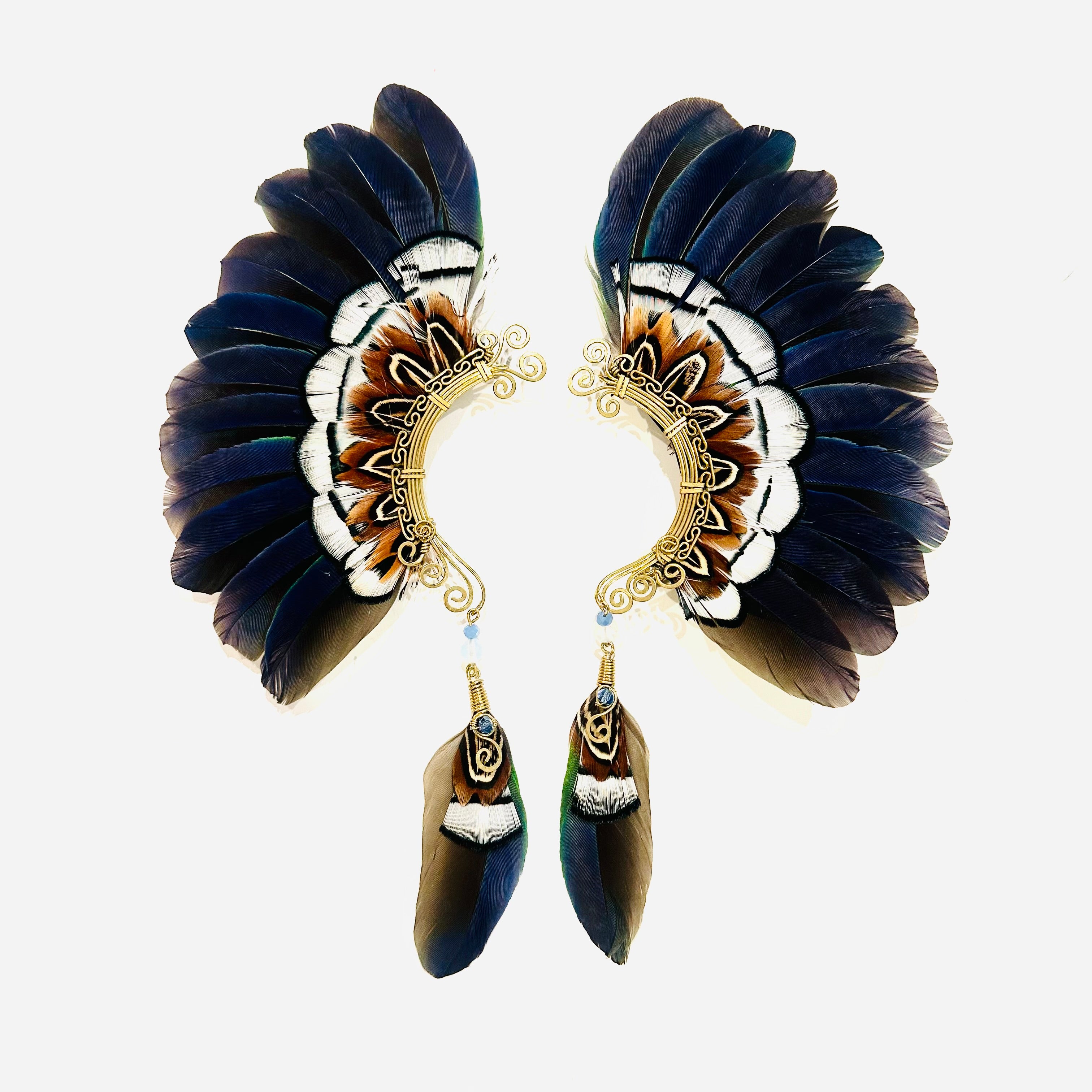 Feather wing cuff Earrings 1148